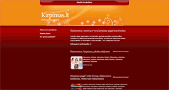 Desktop Screenshot of kirpimas.lt